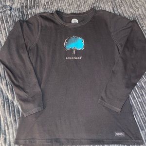 Life is good long sleeve shirt